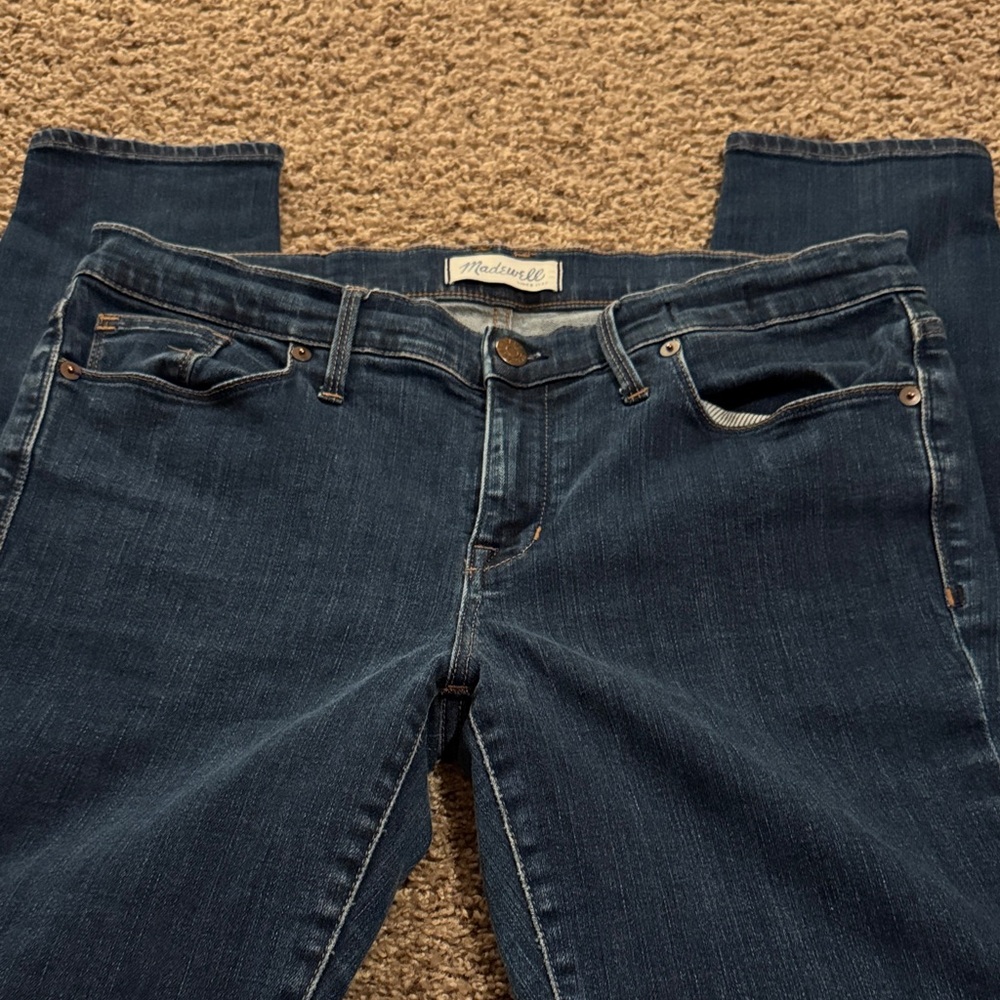 Madewell Dark Blue Skinny Jeans